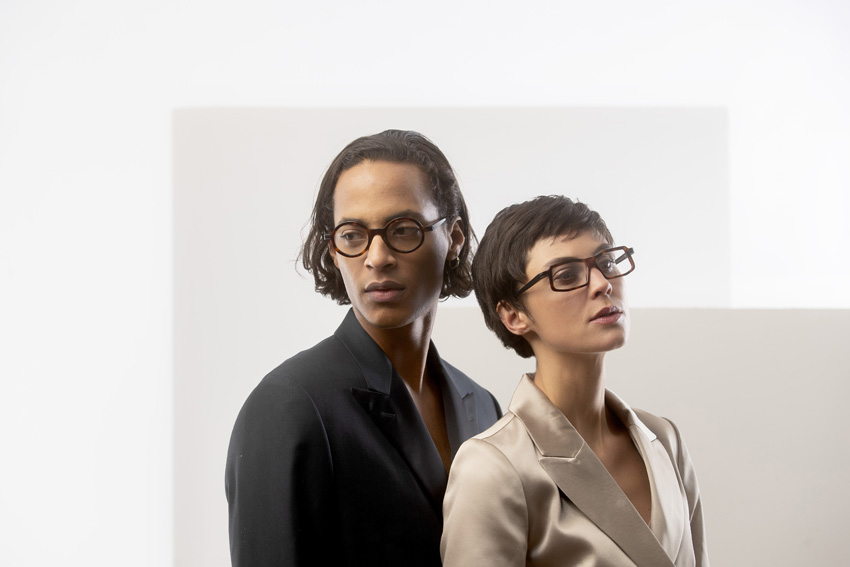 Lunette Henau photo couple avec lunettes de vue