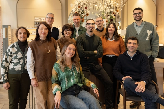Photo de l'équipe chez Optique DEBAUGE